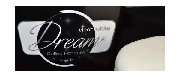 Clean White Dream Fondant - 8 lbs 600