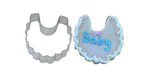 Baby Bib Cookie Cutter - 3" 600