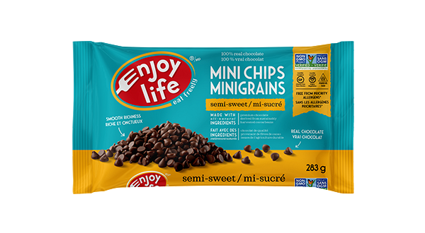 Enjoy Life Semi-Sweet Gluten Free Mini Chocolate Chips - 283g 600