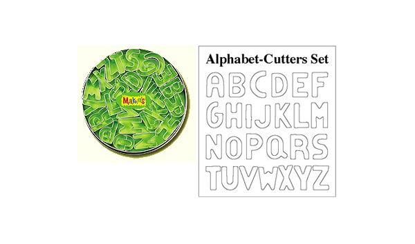 Alphabet Cutter Set - Makin's 26 Pieces 600