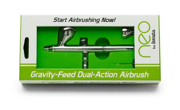 Neo by Iwata Gravity Feed Dual Action Airbrush 600