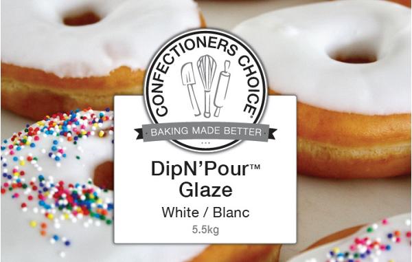 DipN'Pour Glaze White 5.5kg 600