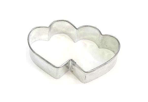 Double Heart Cookie Cutter - 3.5" 600