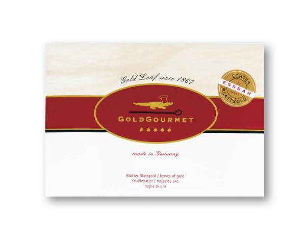 23 Carat Edible Gold Loose Leaf Sheets - Package of 12 600