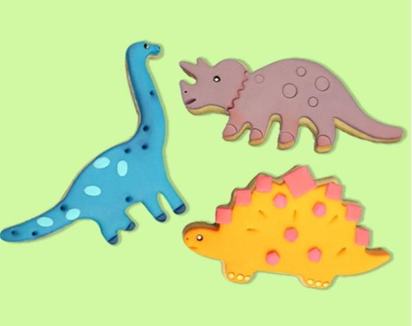 Dinosaur Cookie Cutter Set of 3 600