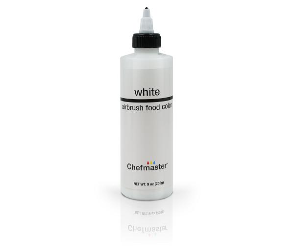 White 9 oz Airbrush Color by Chefmaster 600