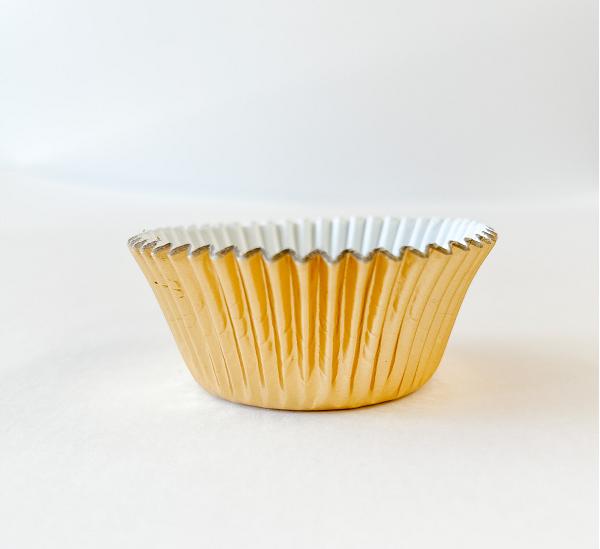 Gold Foil Standard Size Cupcake Liners - Pack of 500 600