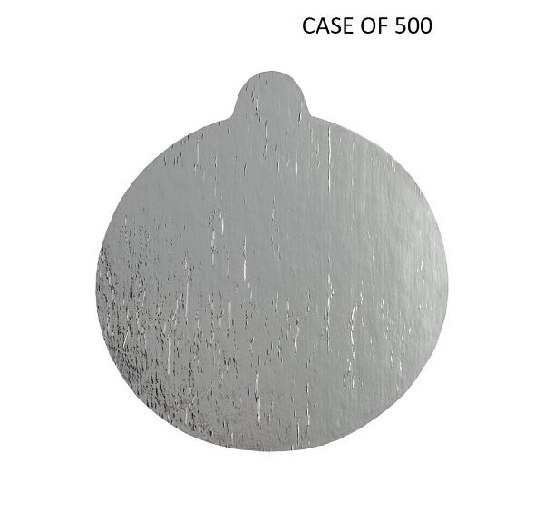 Silver 0.045" Round Thin Tab Board - 4" - CASE OF 500 600