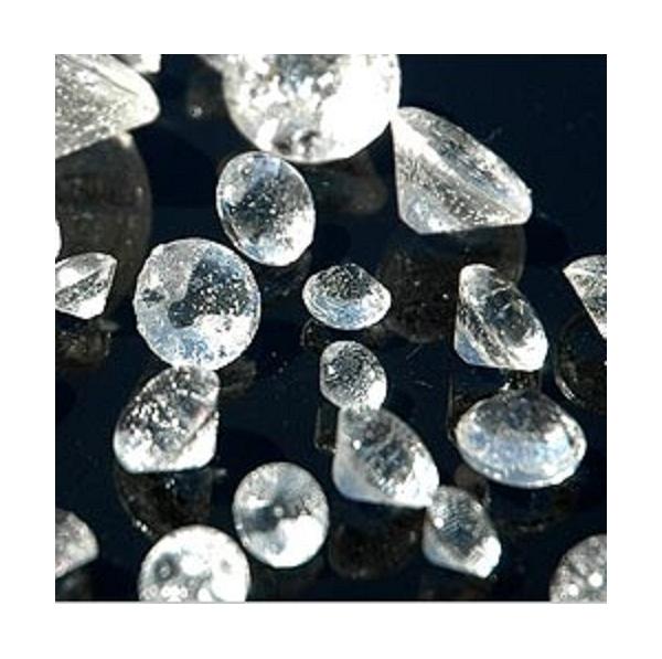 Clear Medium Edible Isomalt Diamonds - 25 Pack 600