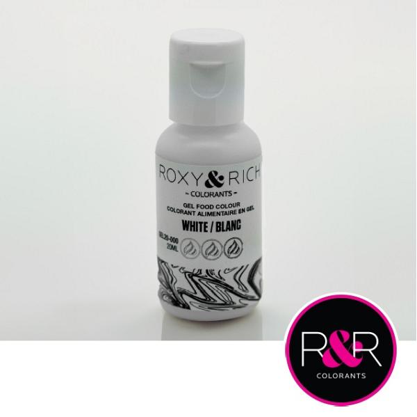 White Coloring Gel 20ml - by Roxy & Rich 600