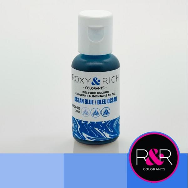 Ocean Blue Coloring Gel 20ml - by Roxy & Rich 600