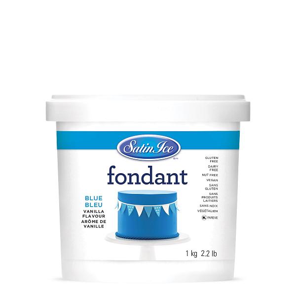 Satin Ice Blue Rolled Fondant - 1 kg (2.2 lbs) 600