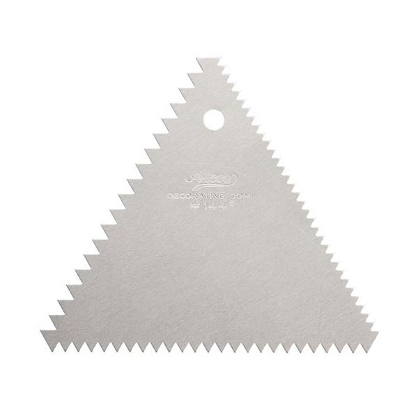Triangle Aluminum Decorating Comb - by Ateco 600
