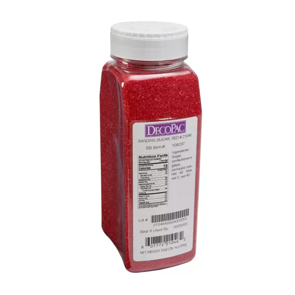 Red Sanding Sugar - 33 oz 600
