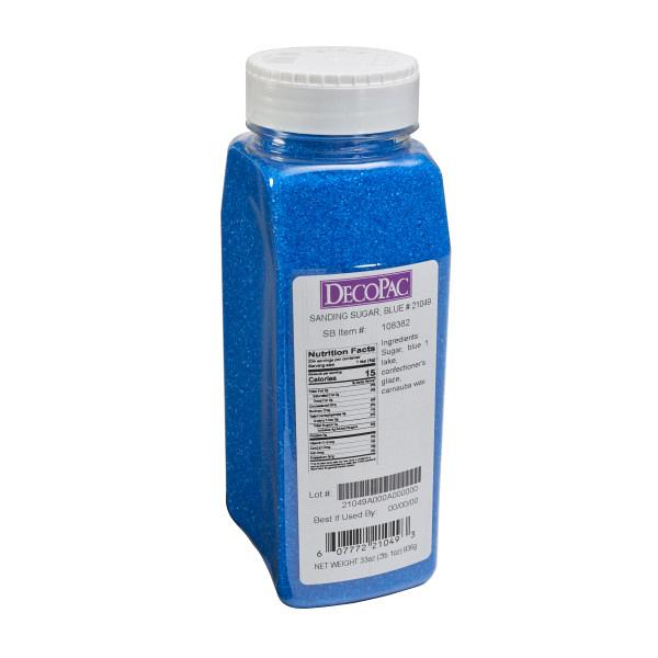 Blue Sanding Sugar - 33 oz 600