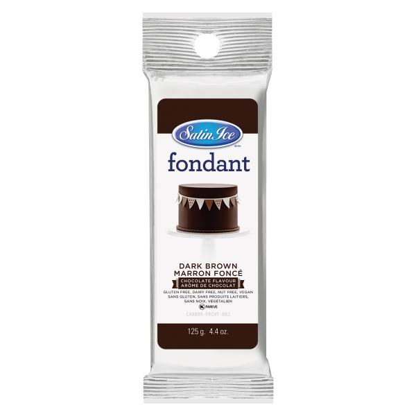 Satin Ice Dark Brown Fondant - 125g 600