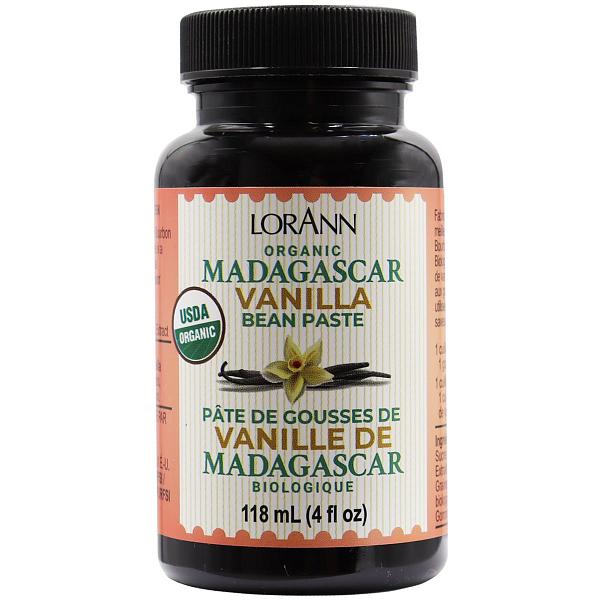 Organic Madagascar Vanilla Bean Paste - 4 oz by  Lorann 600