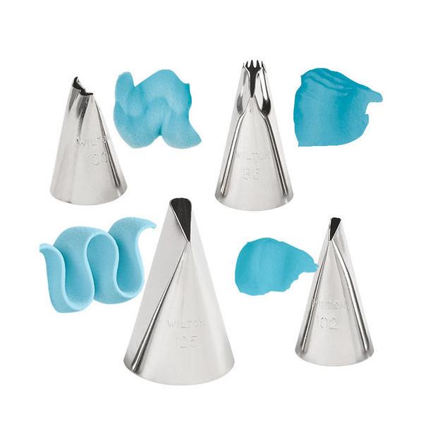 Wilton Ruffle Tip Set of 4 Includes tips 100 - 86 - 102 and 125 600