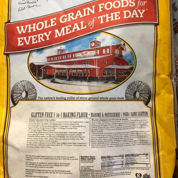 Gluten Free 1 to 1 Baking Flour by Bob's Red Mill - 25 lbs 600