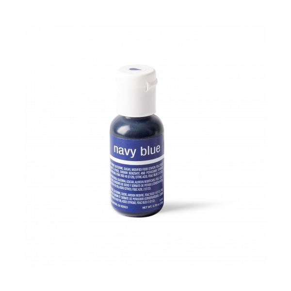 Navy Blue 0.7 oz Liqua-Gel Food Color by Chefmaster 600