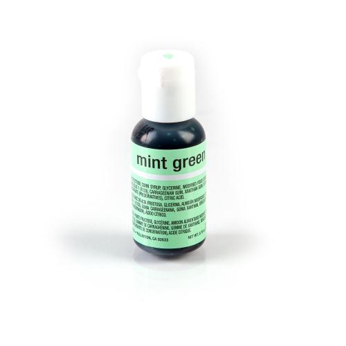 Mint Green 0.7 oz Liqua-Gel Food Color by Chefmaster 600