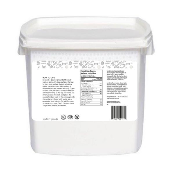 Confectioners Choice White Rolled Fondant. 5 kg 600