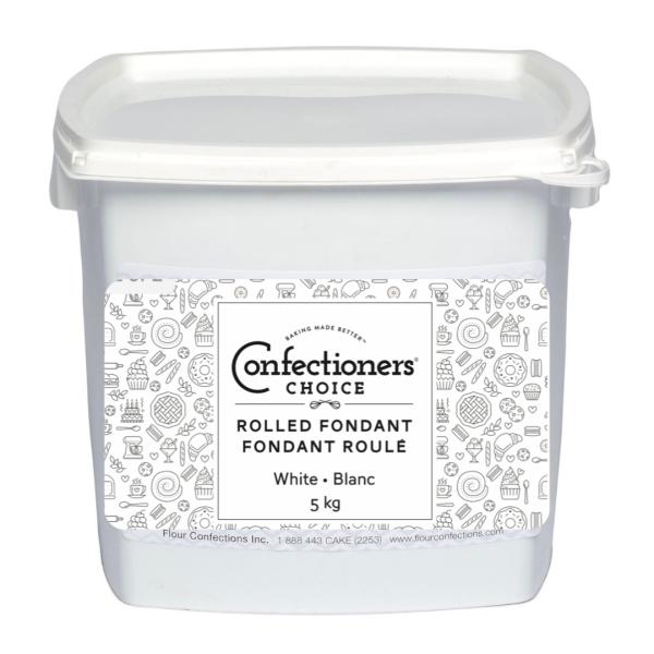 Confectioners Choice White Rolled Fondant. 5 kg 600