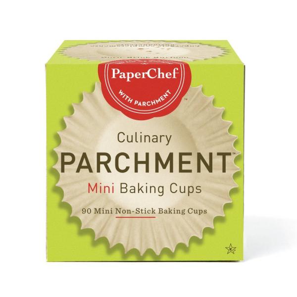 Mini White Baking Cups by Paper Chef - 1 1/4" base x 1" high 600