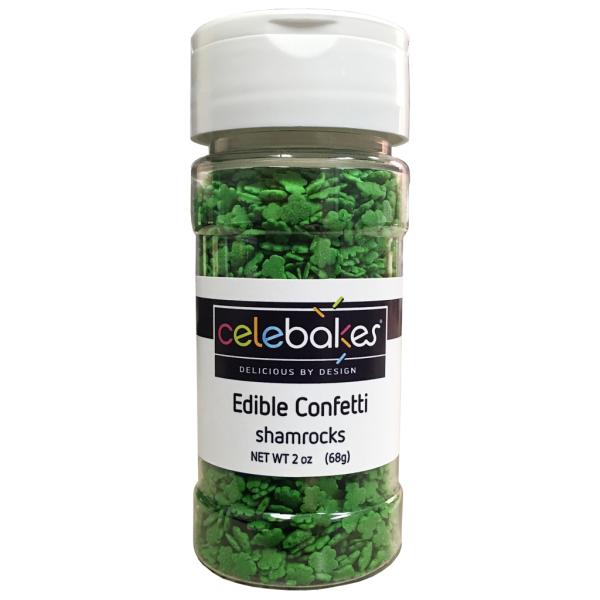 Shamrock Edible Confetti - 2.4 600