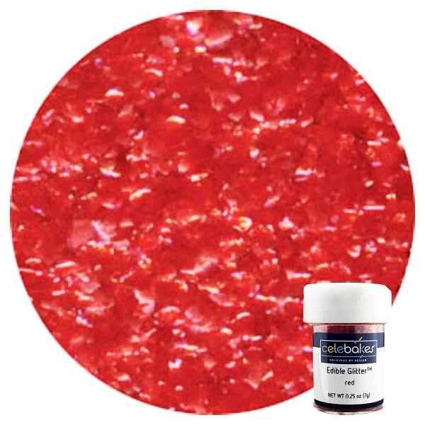 Red Edible Glitter - 7.1 Grams 600