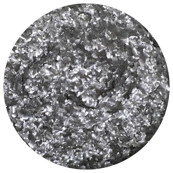 Silver Metallic Edible Glitter Flakes - 1oz 600