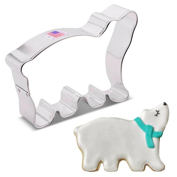 Polar Bear Cookie Cutter 4" 600
