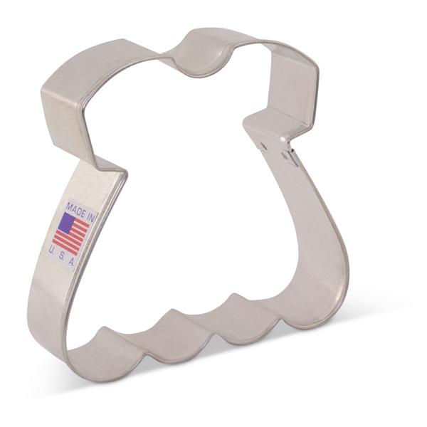 Tunde's Creations Baby Dress Cookie Cutter 3 1/4" x 3 1/2" 600
