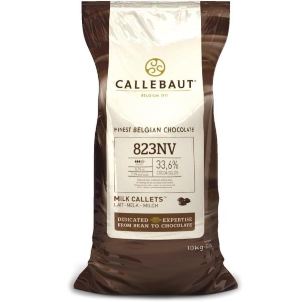 Callebaut Milk Chocolate 823NV - 10Kg 600