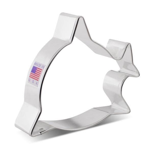 Front Facing Little Shark Cookie Cutter - 3.5" 600