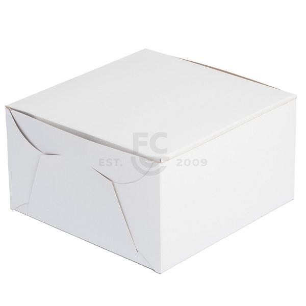 9X9X5 White Cake Box 600