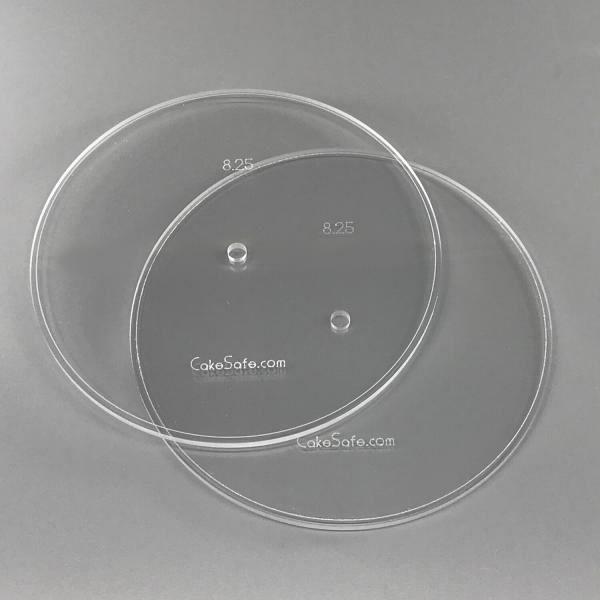 3" Round 0.5" Acrylic Cake Disk by CakeSafe - Single Disk 600