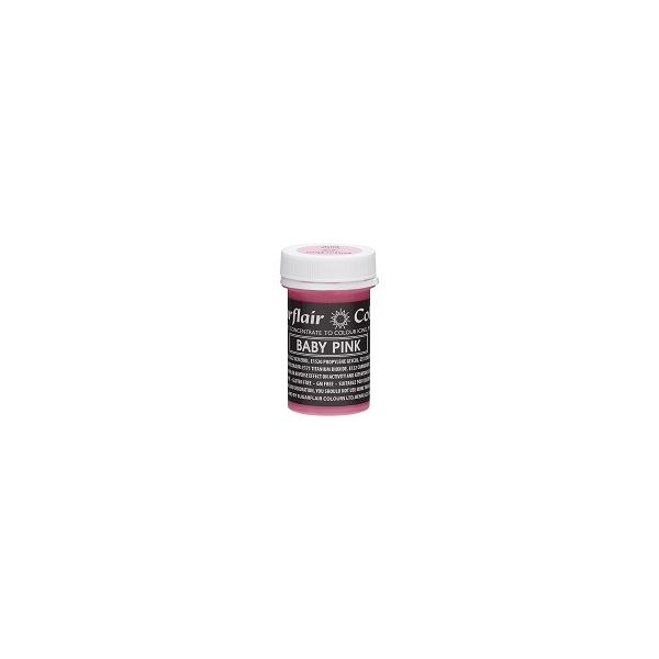 Baby Pink Sugarflair Spectral Concentrated Pastel Paste Colour 600