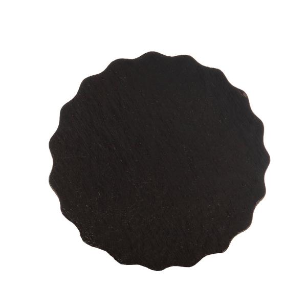 Black 0.050" Round Scallop Thin Board - 6" 600