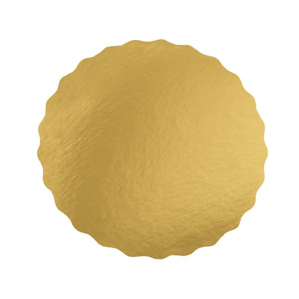 Gold 0.045" Round Scallop Thin Board - 6" 600