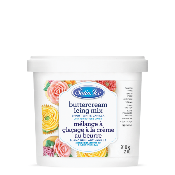 Satin Ice Buttercream Icing Mix - 0.91kg (2 lbs) 600