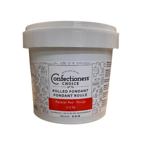 Confectioners Choice Race Car Red Rolled Fondant - 2.5 kg 600