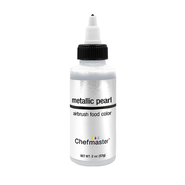 Metallic Pearl 2 oz Airbrush Color by Chefmaster 600