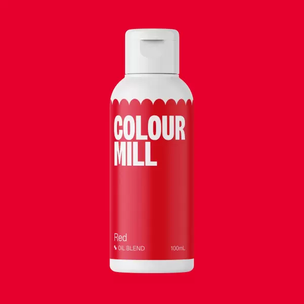 Red Colour Mill Oil Based Colouring - 100 mL 600