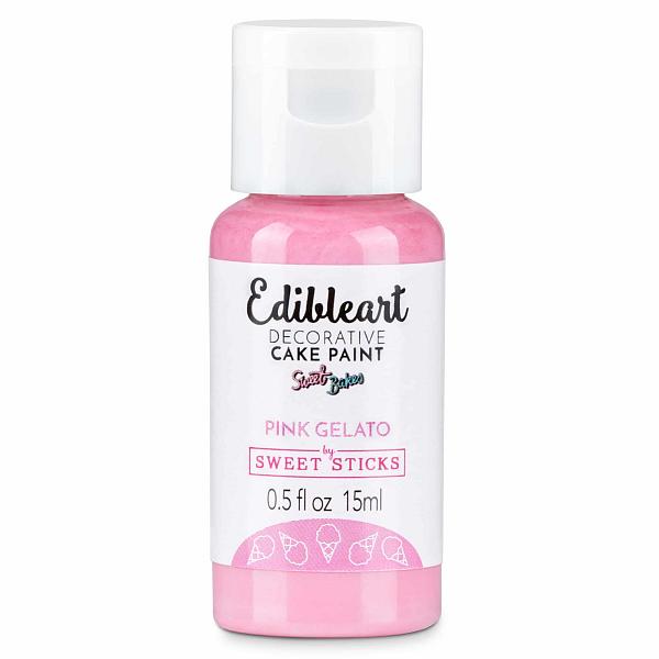 Pink Gelato 15 mL - Edibleart Paint by Sweet Sticks 600