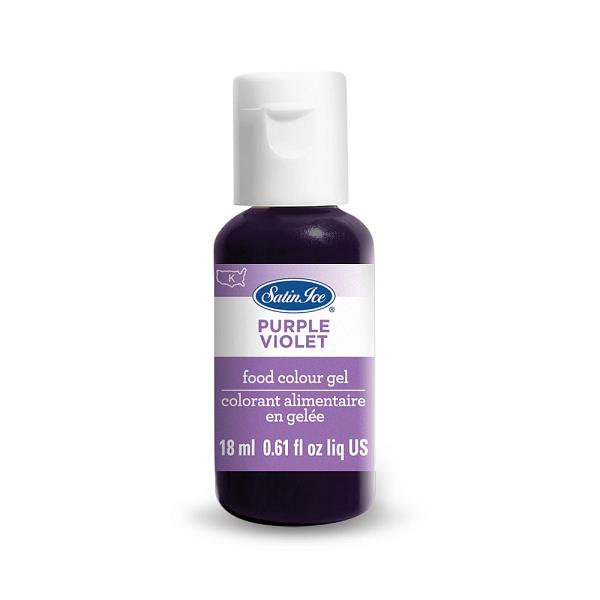 Purple Violet Food Colour Gel 0.61 oz by Satin Ice 600