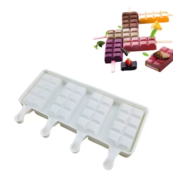 Bar Cake Popsicle Silicone Mold - 3.6" x 2" 600