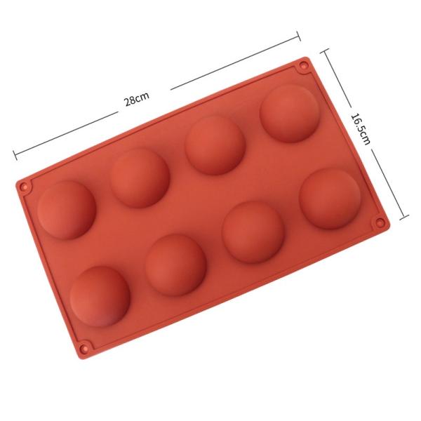 Sphere Silicone Mold - 49 mm (2 inch) 600