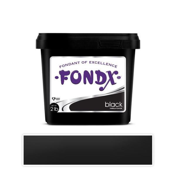 Fondx Black Fondant 2 lbs 600