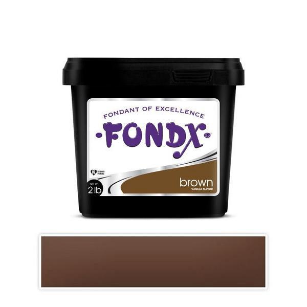 Fondx Brown Fondant 2 lbs 600